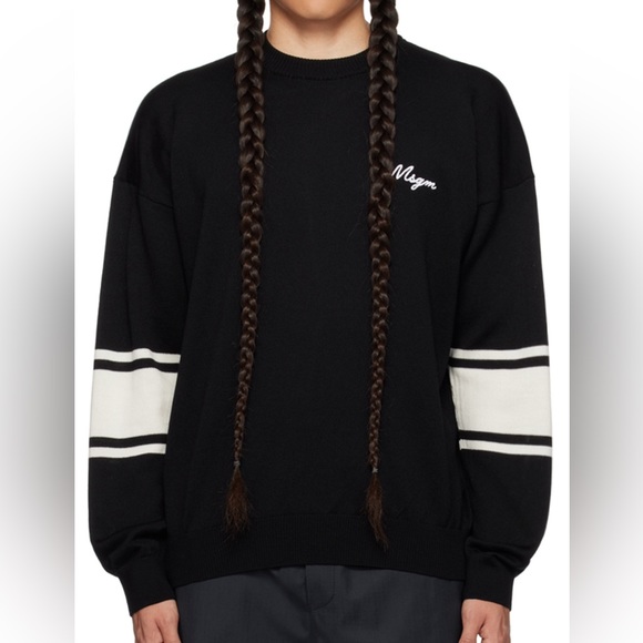 MSGM // Embroidered Sweater // Medium - Picture 1 of 3